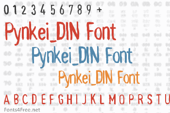 Pynkei_DIN Font