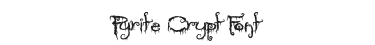 Pyrite Crypt Font