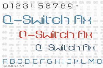 Q-Switch Ax Font