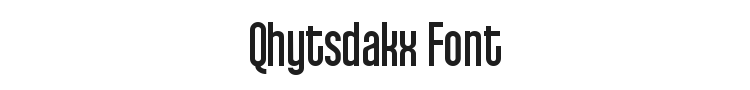 Qhytsdakx Font