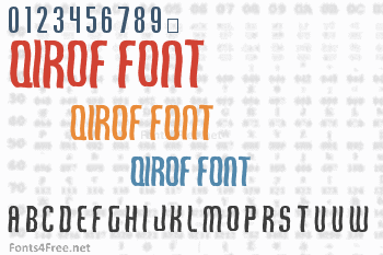 Qirof Font