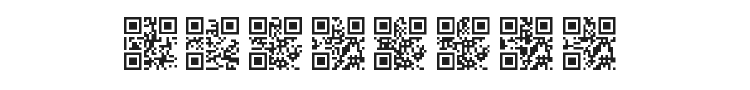 QR font Font