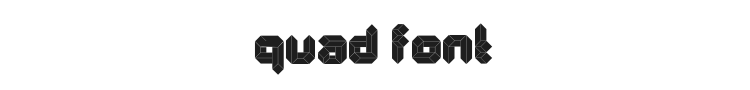 Quad Font