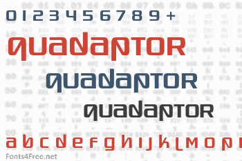 Quadaptor Font