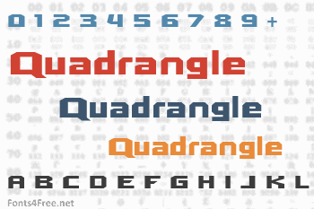 Quadrangle Font