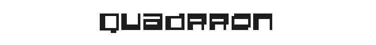 Quadrron Font