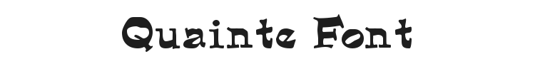 Quainte Font Preview