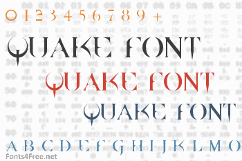 Quake Font