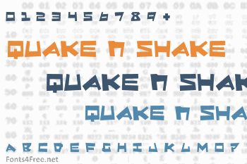 Quake n Shake Font