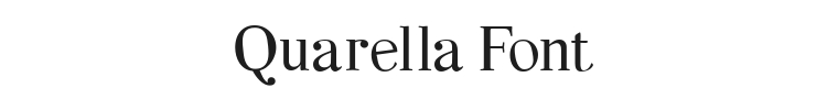 Quarella Font