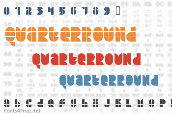 Quarterround Font