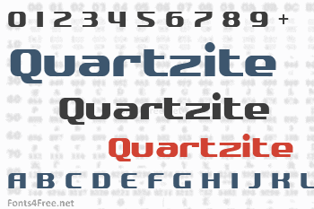 Quartzite Font