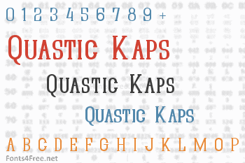 Quastic Kaps Font