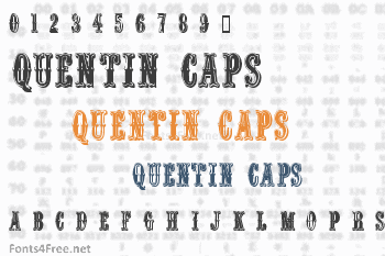 Quentin Caps Font