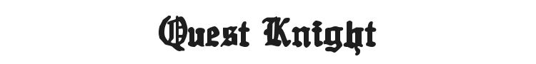 Quest Knight Font