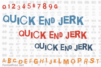 Quick End Jerk Font