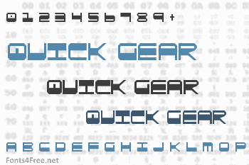 Quick Gear Font