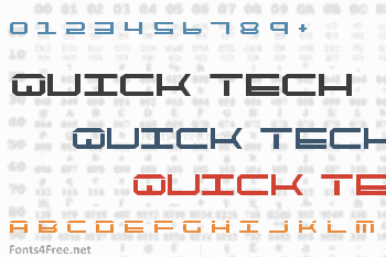 Quick Tech Font