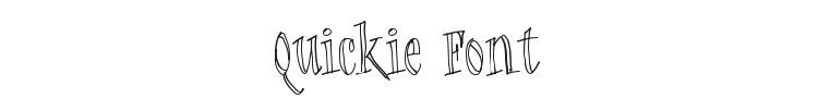 Quickie Font