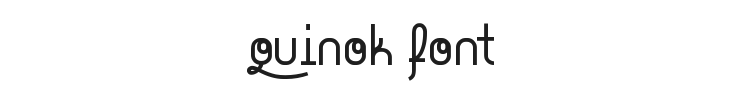 Quinok Font