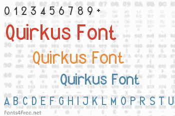 Quirkus Font
