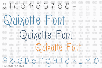 Quixotte Font