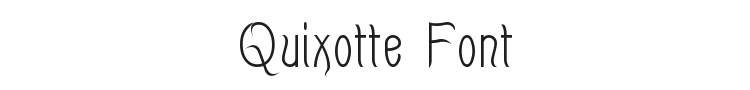 Quixotte Font Preview