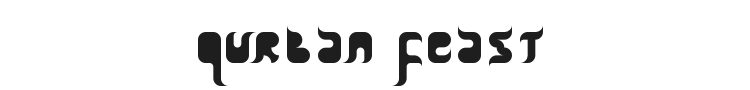 Qurban Feast Font