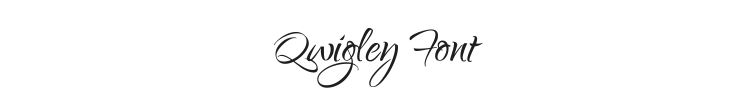 Qwigley Font