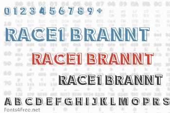 Race1 Brannt NCV Font