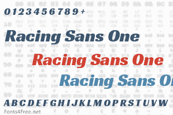 Racing Sans One Font