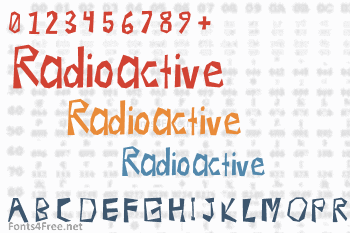 Radioactive Font