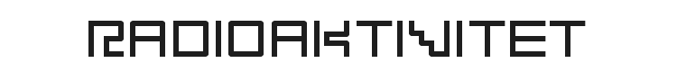 Radioaktivitet Font