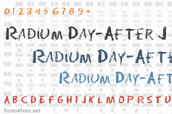 Radium Day-After J Font