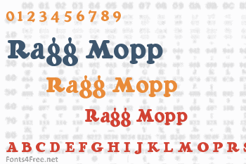 Ragg Mopp Font