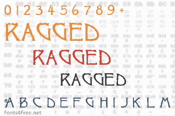 Ragged Font