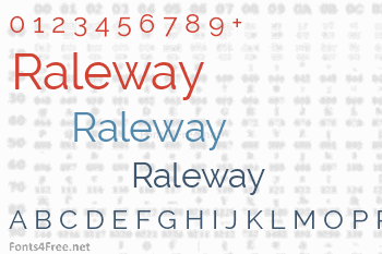 Raleway Font Download Fonts4free