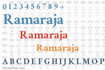 Ramaraja Font