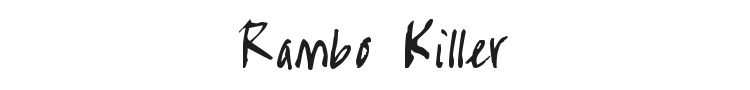 Rambo Killer Font