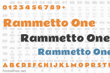 Rammetto One Font