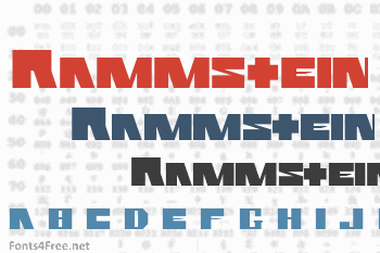 Rammstein Font