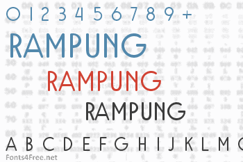 Rampung Font