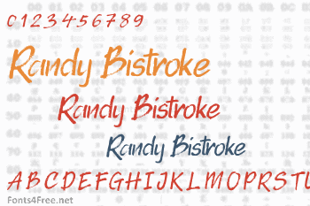 Randy Bistroke Font