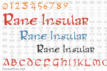 Rane Insular Font