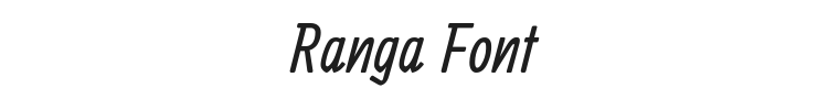 Ranga Font