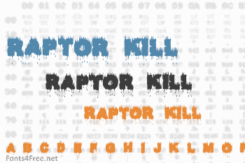 Raptor Kill Font