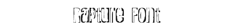 Rapture Font Preview