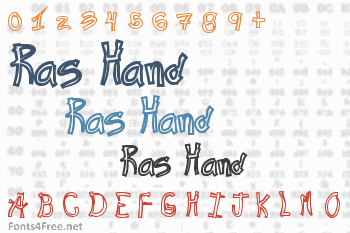 Ras Hand Font