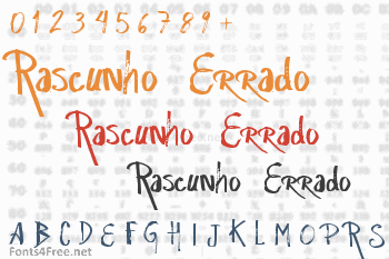 Rascunho  Errado Font