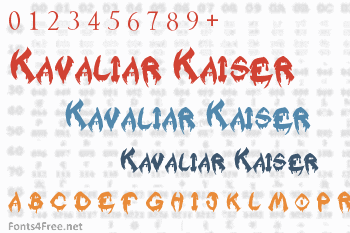 Raslani Kavaliar Kaiser Font